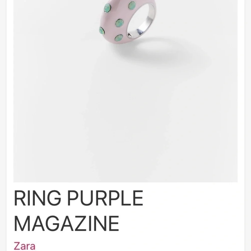 Zara nwt ring